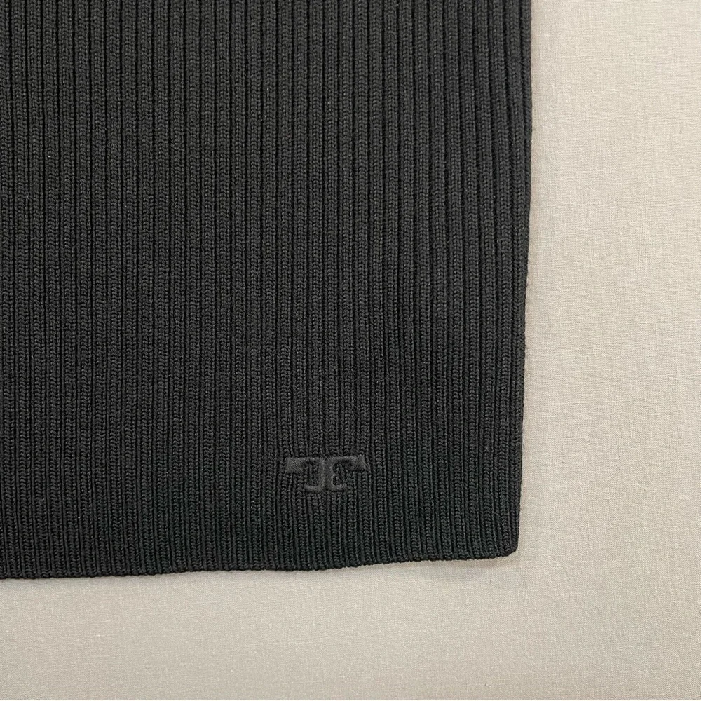 Tory Burch Ribbed Merino Wool Cardigan Sweater, Classic - Womens Large